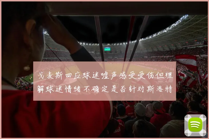 戈麦斯回应球迷嘘声感受受伤但理解球迷情绪不确定是否针对斯洛特